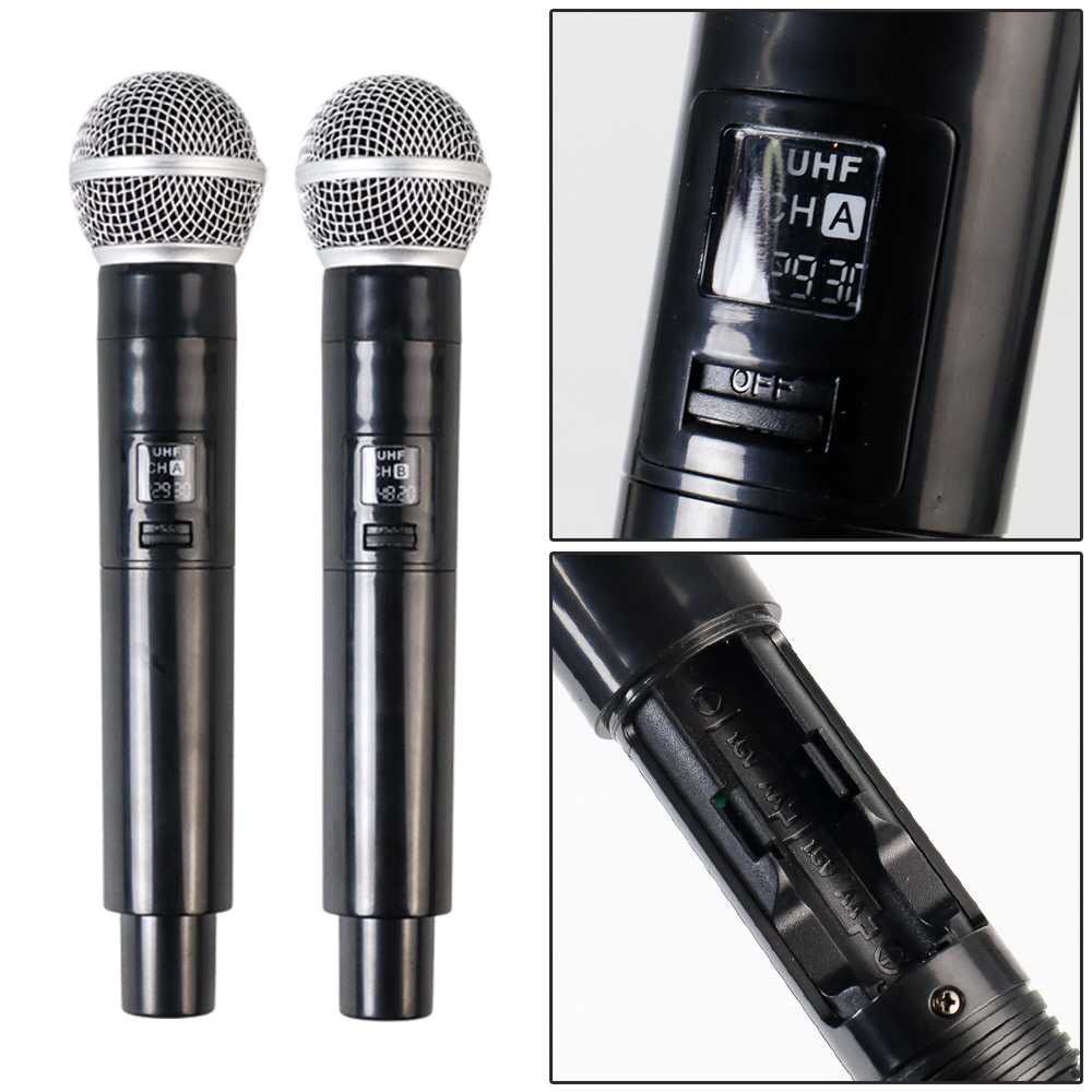 Microphone Karaoke Dual Microphone Karaoke Wireless Channel Handheld Wireless