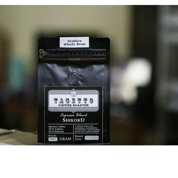 

✵ KOPI ESPRESSO BLEND SHIKOKU 250GR - ARABICA 50% & ROBUSTA 50% ➪