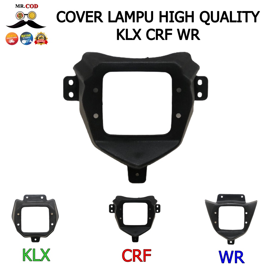 COVER LAMPU CRF KLX WR BATOK CASING DAYMAKERS HEADLAMP DEPAN TRAIL WR155 MOTOR CROSS HEAD LAMP
