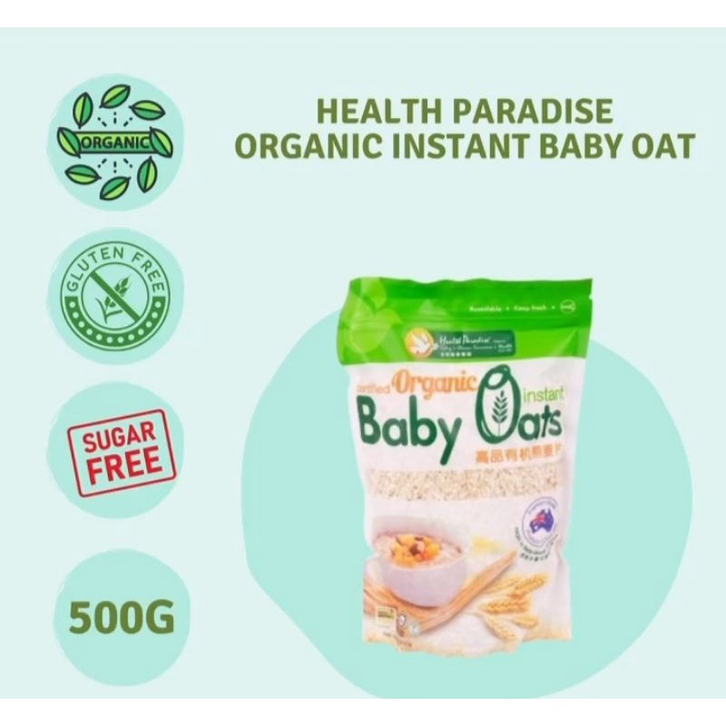 

✨NEW✨ -Organic Baby Oats (6 packs) @500gr- Health Paradise Organic Baby Oats- 1.1.23