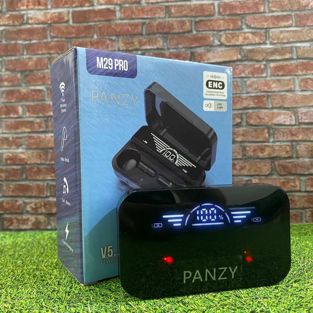 (NC) Panzy M29 Pro Bluetooth Earphone Wireless TWS Gaming Music Mode Earbuds