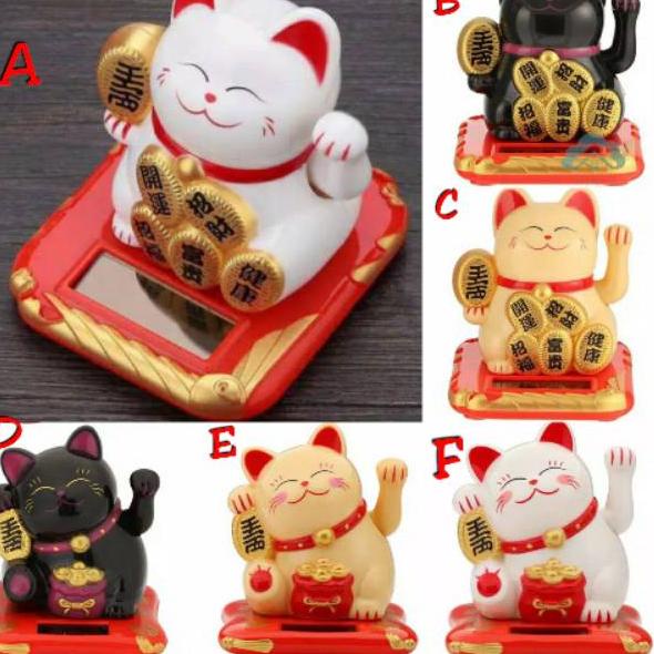 Update Menarik Kucing keberuntungan mini / patung kucing hoki