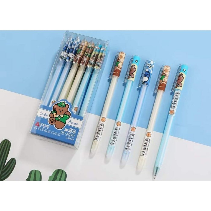 

Gel Pen Fancy bisa HAPUS Erasable bolpen bisa dihapus