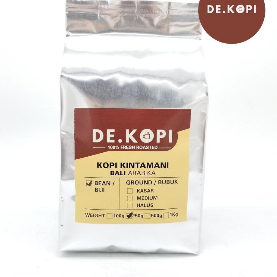 

✽ Kopi Asli Bali Kintamani Arabica 250 Gram Aroma Semerbak Fresh Roasted Bean ➪