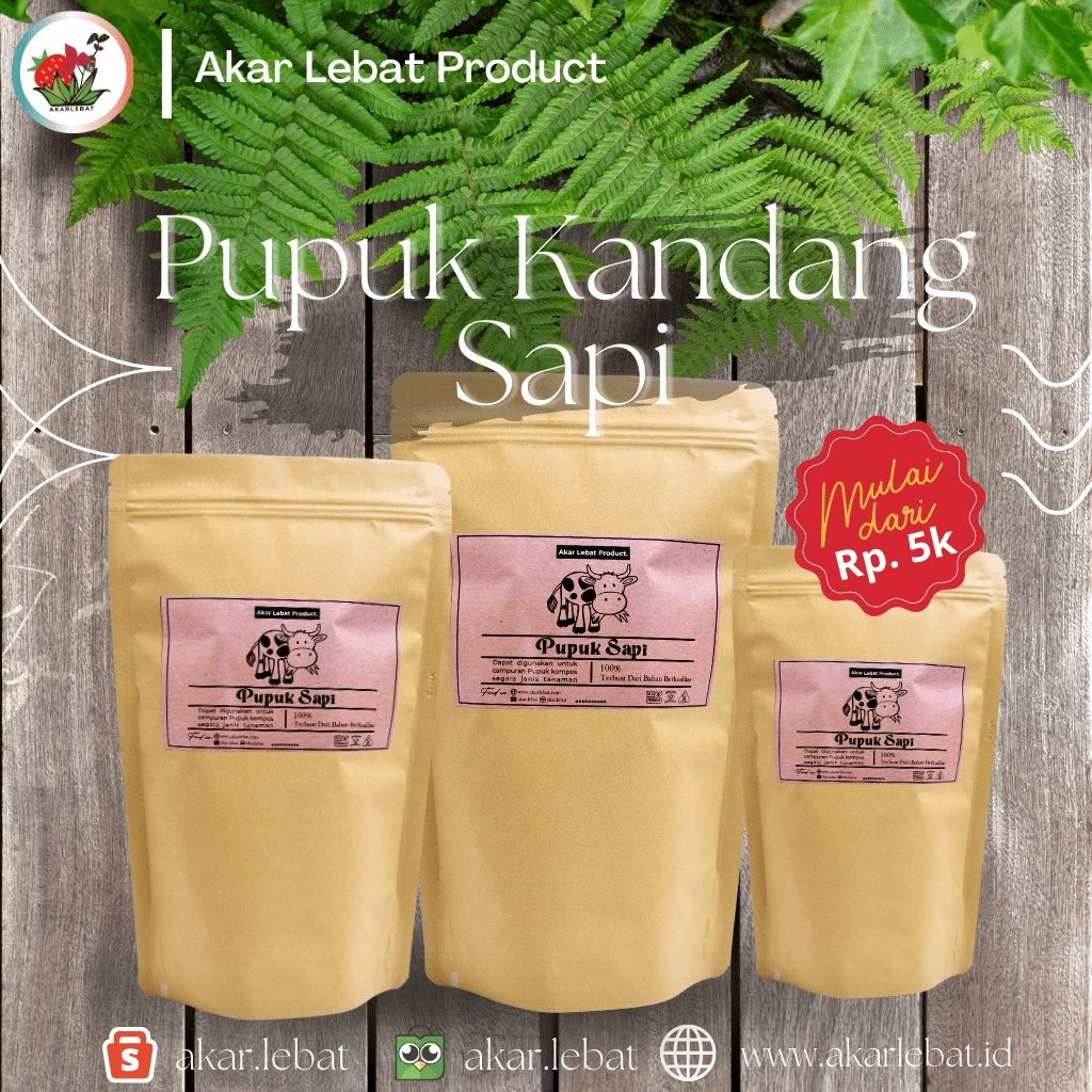 pupuk kandang sapi organik murni