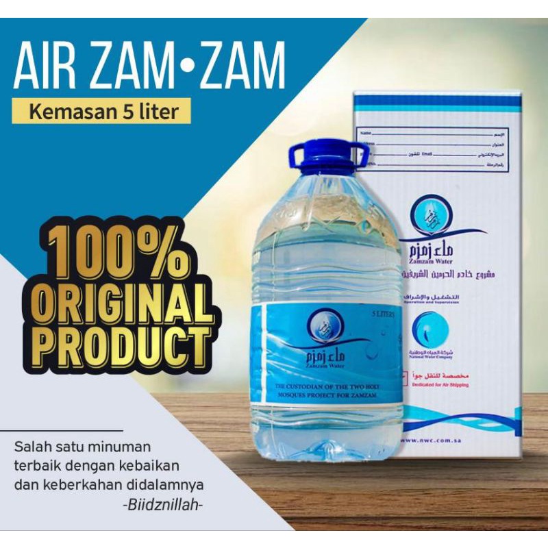 

Air Zamzam Original 5Liter