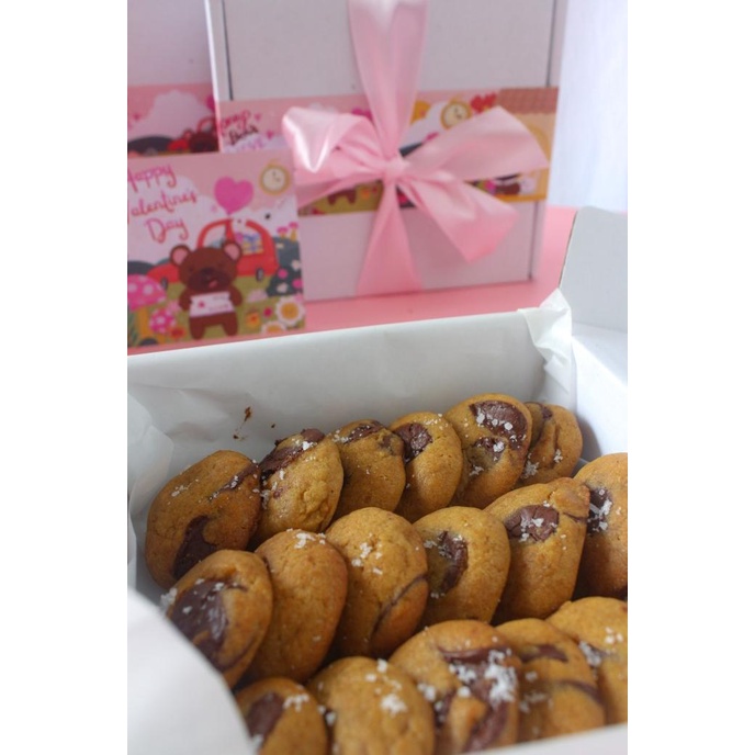 

Spesial Valentine Day Valentine Cookie Box | Kado Valentines Gift Box Hamper Kue Kering