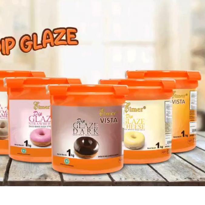 

○ PROMO!! ELMER DIP GLAZE 1 KG SEMUA VARIAN ➩