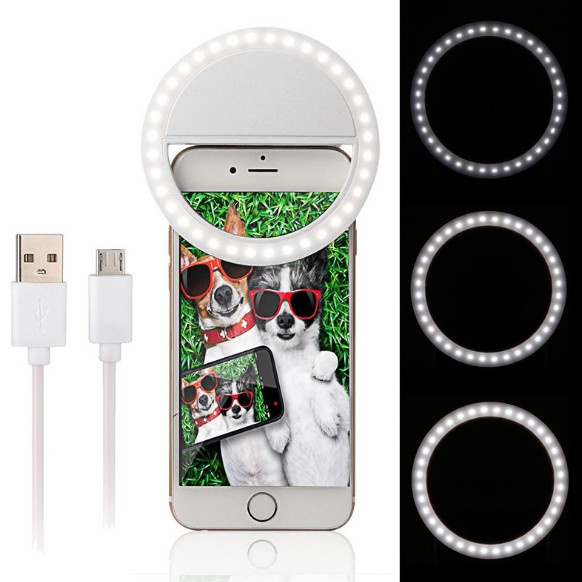 Ringlight Selfie LED / Lampu Ringlight Selfie Bulat