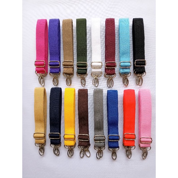 LONGSTRAP / BB-25 TALI TAS SELEMPANG POLOS UK 2,5CM KRB TEBAL CANTOLAN NIKEL PREMIUM