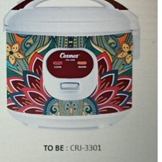 Promo COSMOS Rice Cooker Magic Com CRJ 3301 | CRJ-3301 | CRJ3301 1.8 Liter