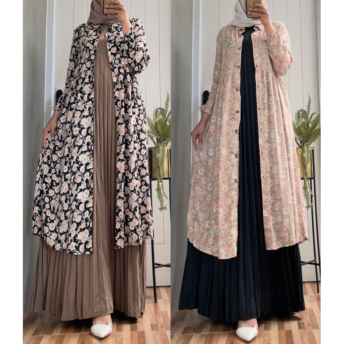 zoyya set outer midi dress flowy original product