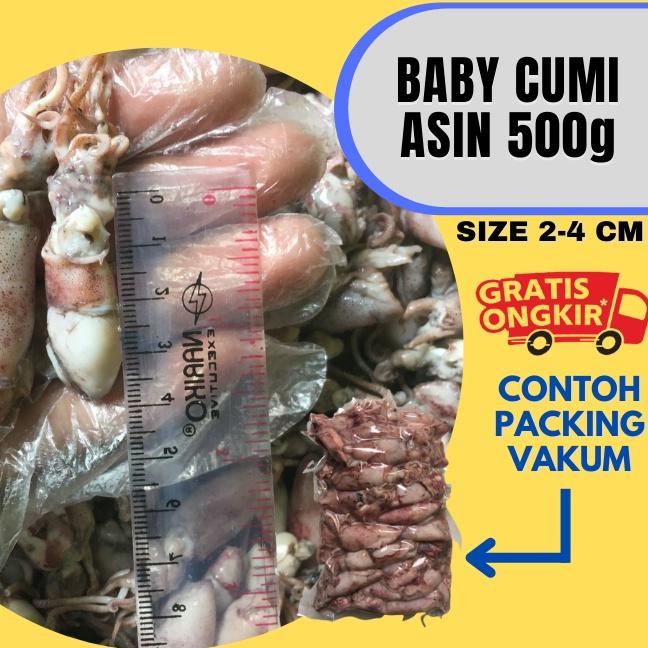 

✥ Baby Cumi Asin Fresh 500 Gram ✤