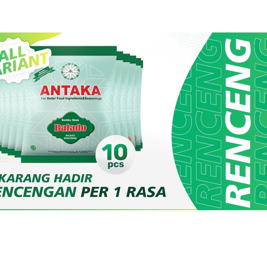 

► PAKET ANTAKA HIJAU 1 RENCENG ALL VARIAN ❊