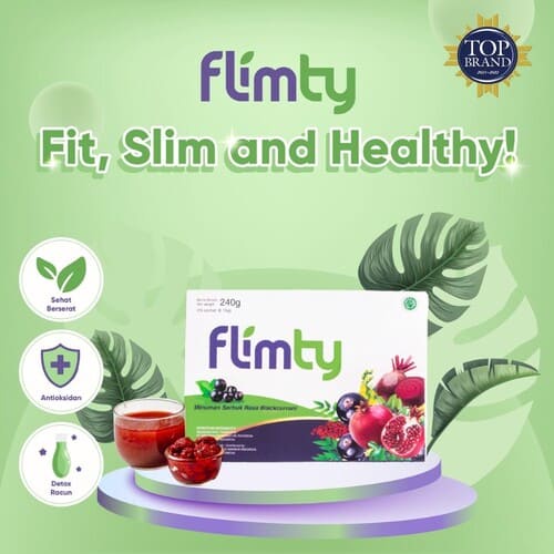 FLIMTY FIBER - 1BOX (16 SACHET) MINUMAN DETOX