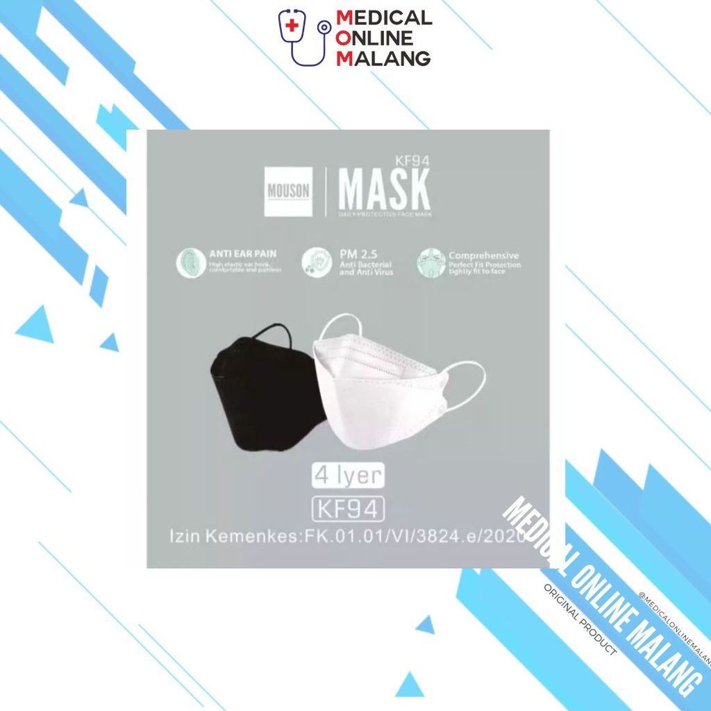 MASKER KF94 4-PLY 3D MOUSON