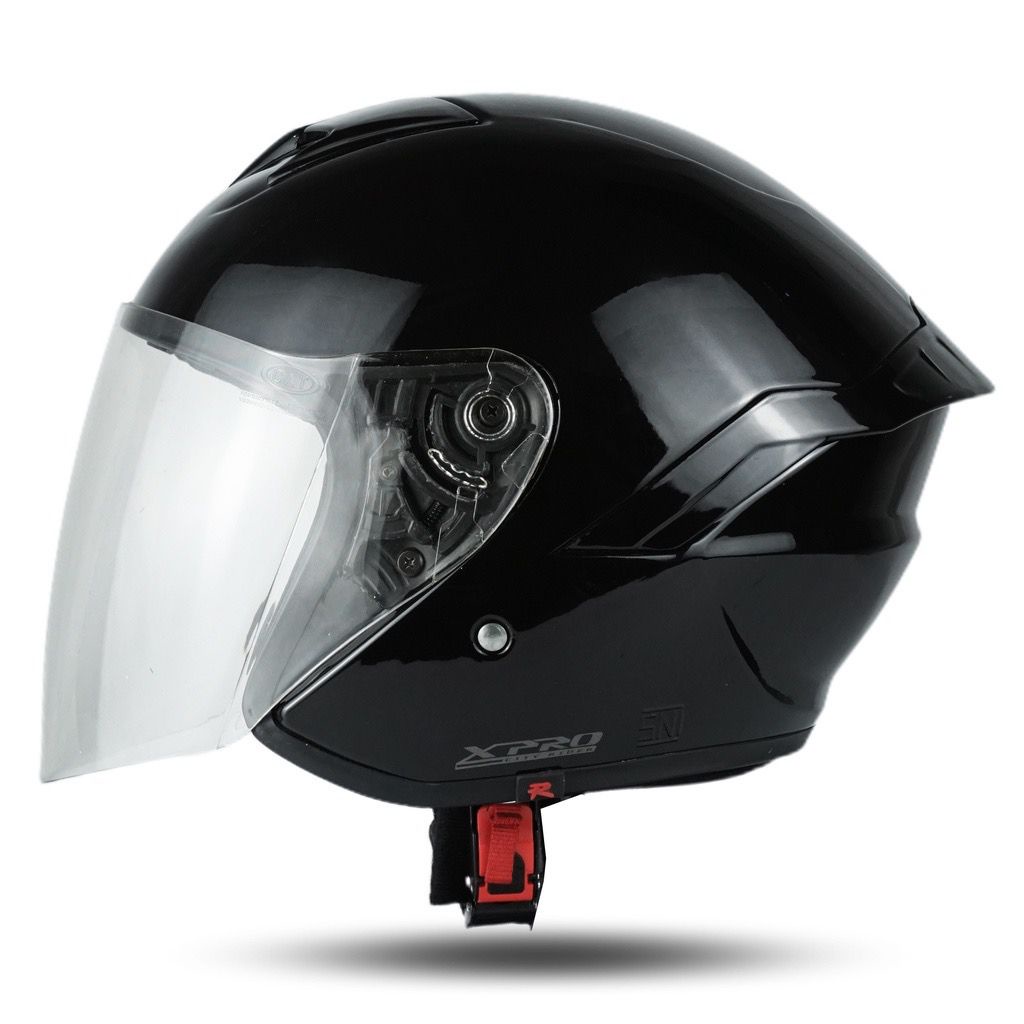 R-SIX Helm Half Face XPRO SOLID ORIGINAL [BestSeller]