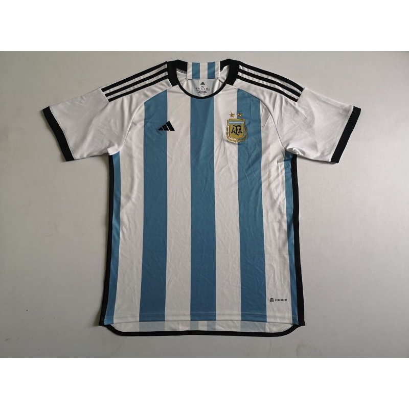 Jual BAJU BOLA JERSEY ARGENTINA HOME 2022 2023 JERSEY ARGENTINA WORLD CUP 2022 JERSEY PIALA