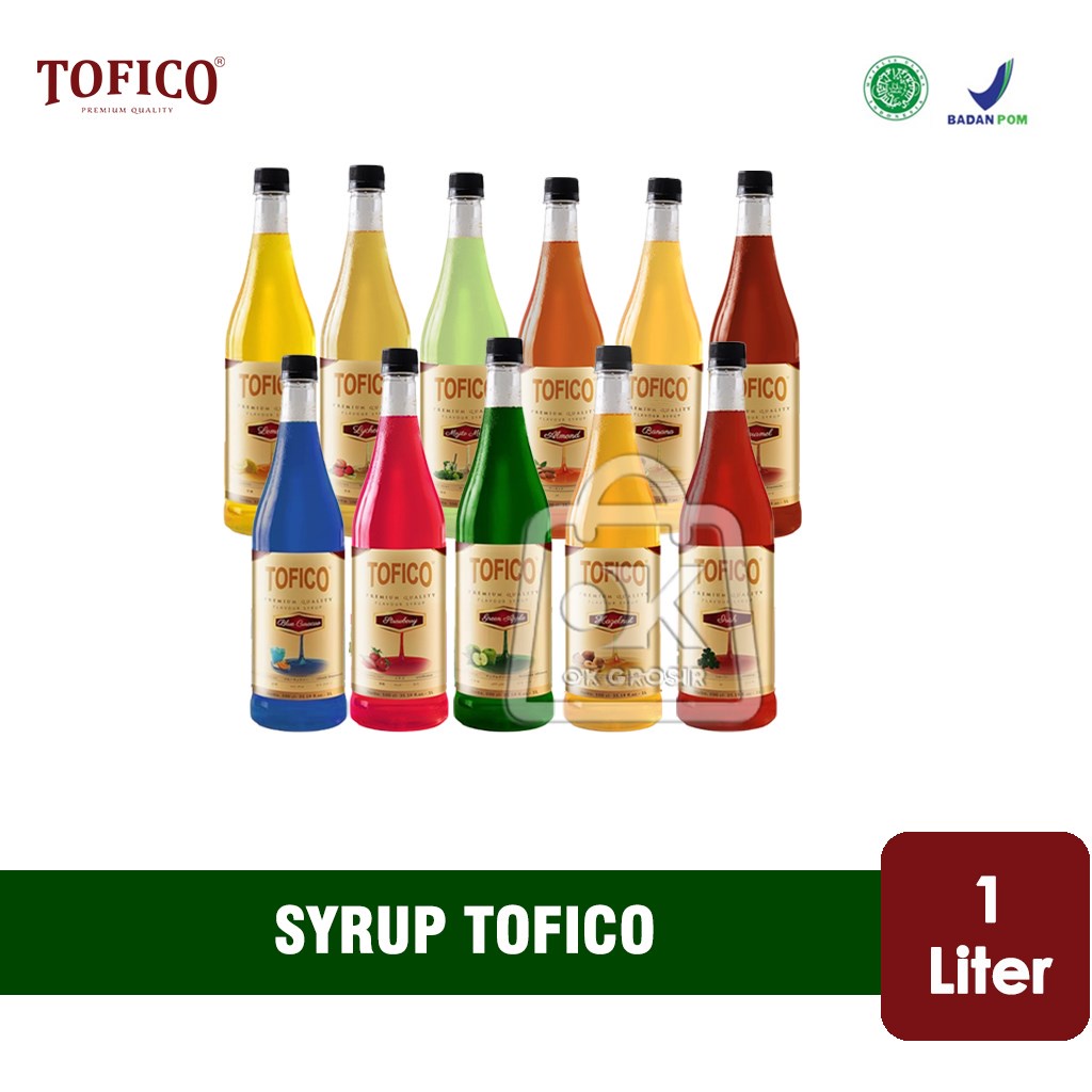 

Tofico Syrup / Sirup Tofico All Varian (Botol Plastik 1 Liter)