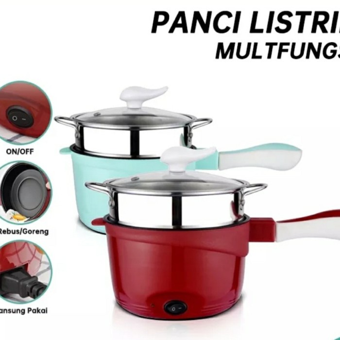 Terlaris Panci Listrik Travel / Teko Mug Elektrik /Cooking Pot Q2 Original 8718