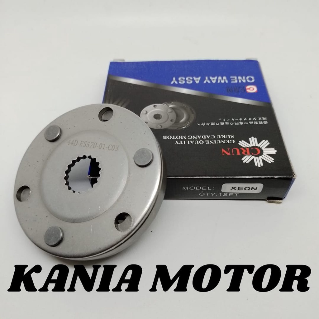 ONE WAY ASSY STARTER YAMAHA XEON KARBU/XEON RC ORI BERKUALITAS MERK CRUN