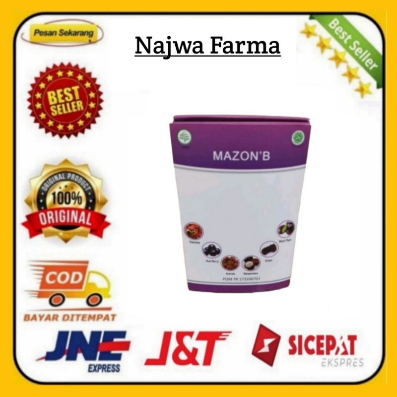 MAZON B ASLI OBAT HERBAL JANTUNG KOLESTROL DAN STROKE ORIGINAL