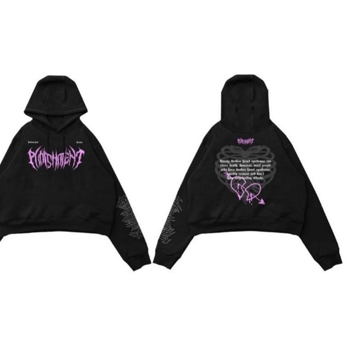 Cod - STIKER DAN GANTUNGAN KUNCI/HOODIE CROP ORIGINAL PUNISHMENT/CROP PUNISHMENT/DISASTER/UNIFISED/J