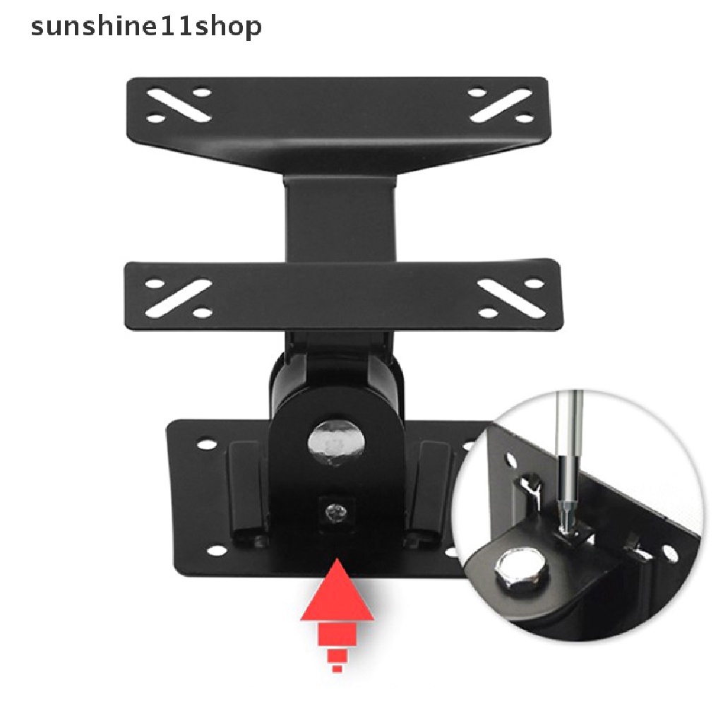 Sho Universal Adjustable TV Dinding Mount Rotasi 180derajat TV Stand Untuk 14-27 Inch LCD LED Flat Panel Plasma TV Holder N