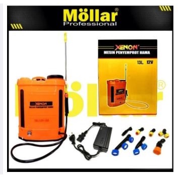 MORRIS HIJAU ELEKTRIK sprayer 2 in 1 Alat Semprot Hama Otomatis 13 Lt