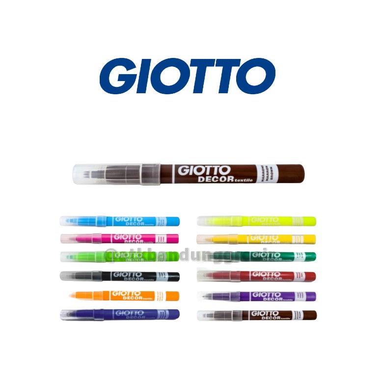 

GIOTTO Decor Textile / Spidol Cat Kain Permanen ABG - SATUAN