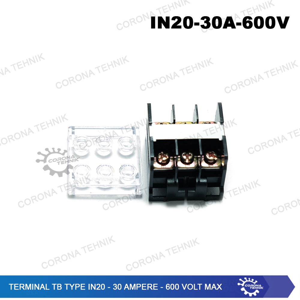 Type IN20 - 30 Ampere - 600 Volt Max Terminal TB