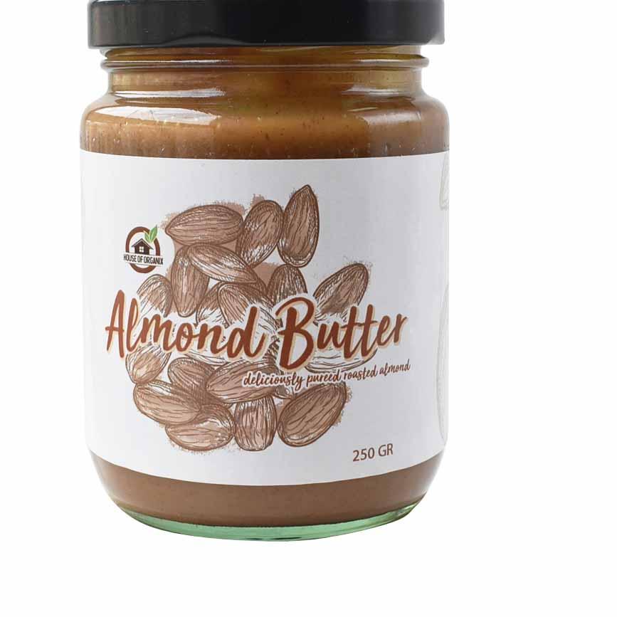 

➺ HouseOfOrganix Natural Almond Butter Original - 250 Gr ♧
