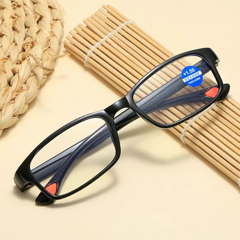 WE Kacamata Baca Lensa Plus Anti Radiasi +1.00 s/d + 4.00 Kacamata Pria Reading Glasses Frame Kacamata Bisa Jalan dan Nonton