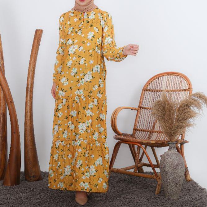 ☚ gamis busui panjang rok susun bali serut pinggang ✯