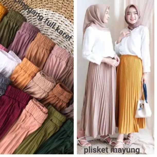 Harga Bersahabat Rok Plisket Premium rok Plisket Premium Import Rok Plisket Panjang Rok Plisket Prem