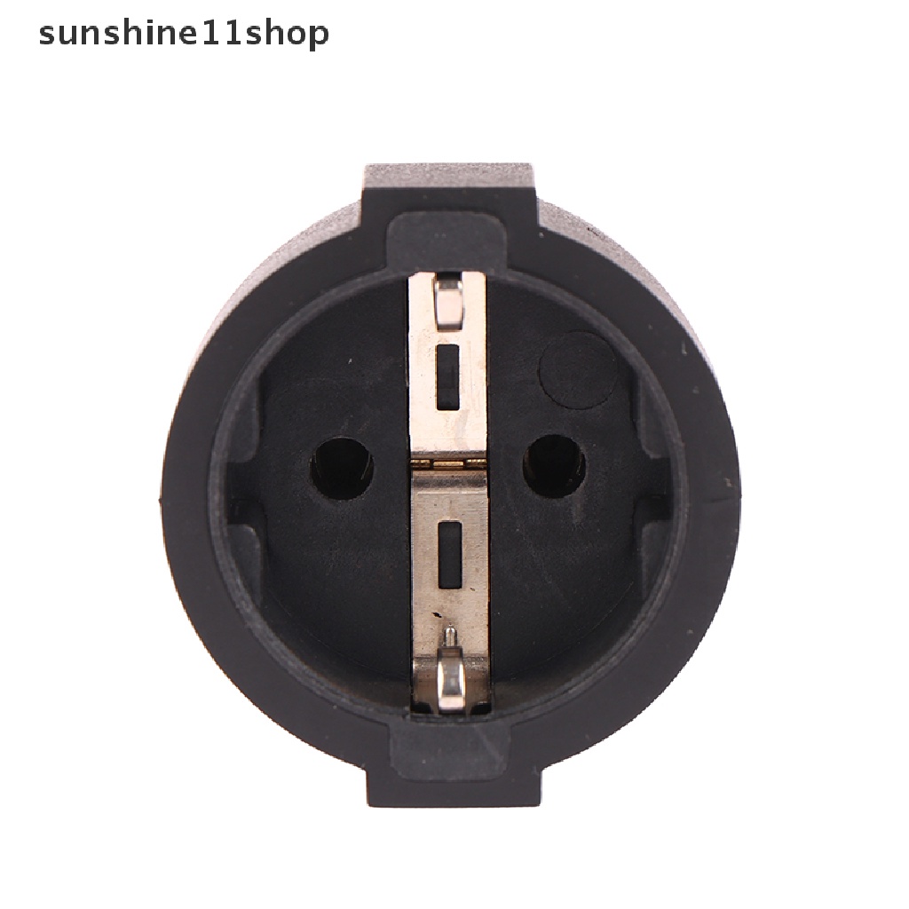 Sho IEC320 C14 to EU Colokan Listrik Adapter IEC 320c14 to EU Eropa Steker AC Converter N