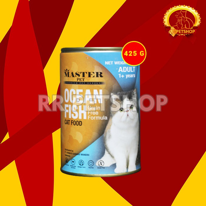 Makanan Kucing Kaleng Master Wet Cat Food Can