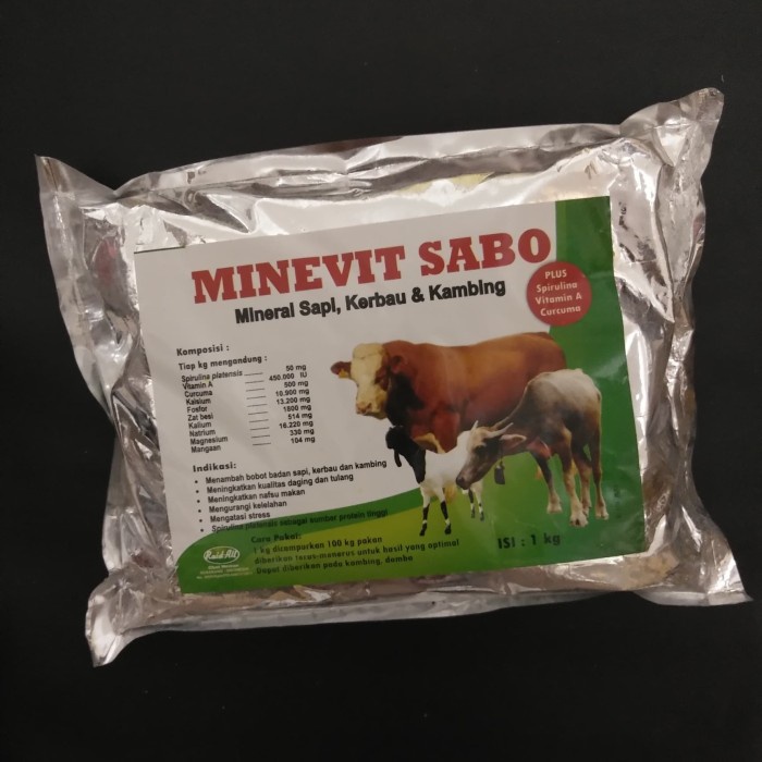 

MINEVIT SABO mineral sapi kerbau kambing domba