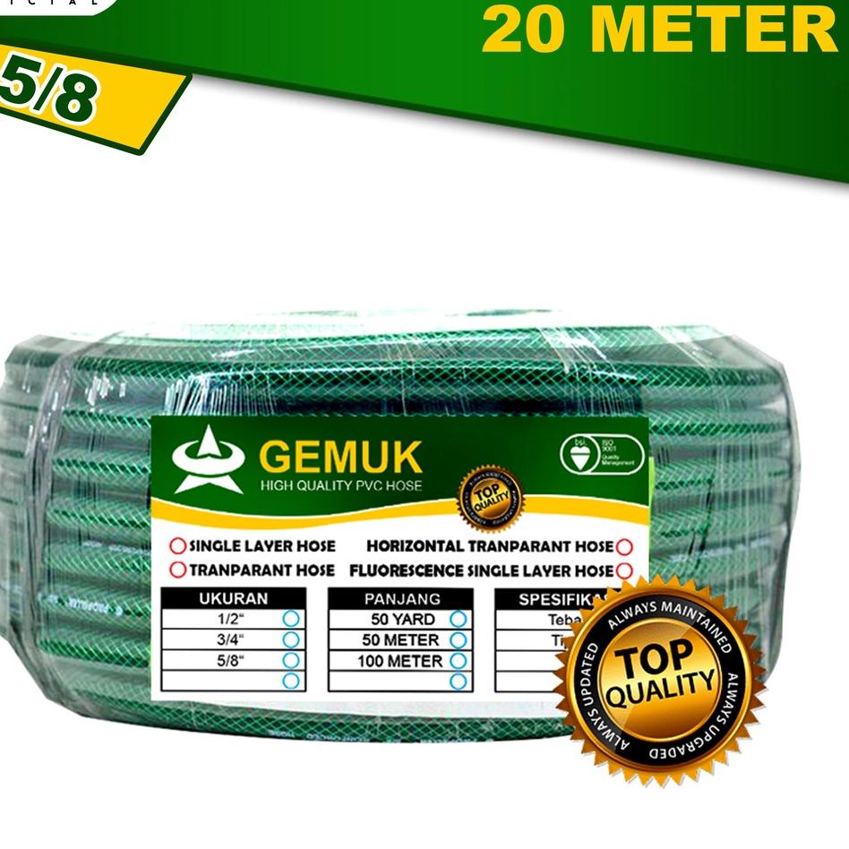 ❉ SELANG AIR 5/8 20 METER / SELANG TAMAN ANTI LUMUT CUCI KENDARAAN ✩