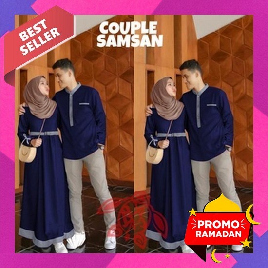 New Sarimbit Keluarga 2023 Nubua Atalia & Kamil White - Pakaian Baju Couple Gamis Koko Gamis Pasanga
