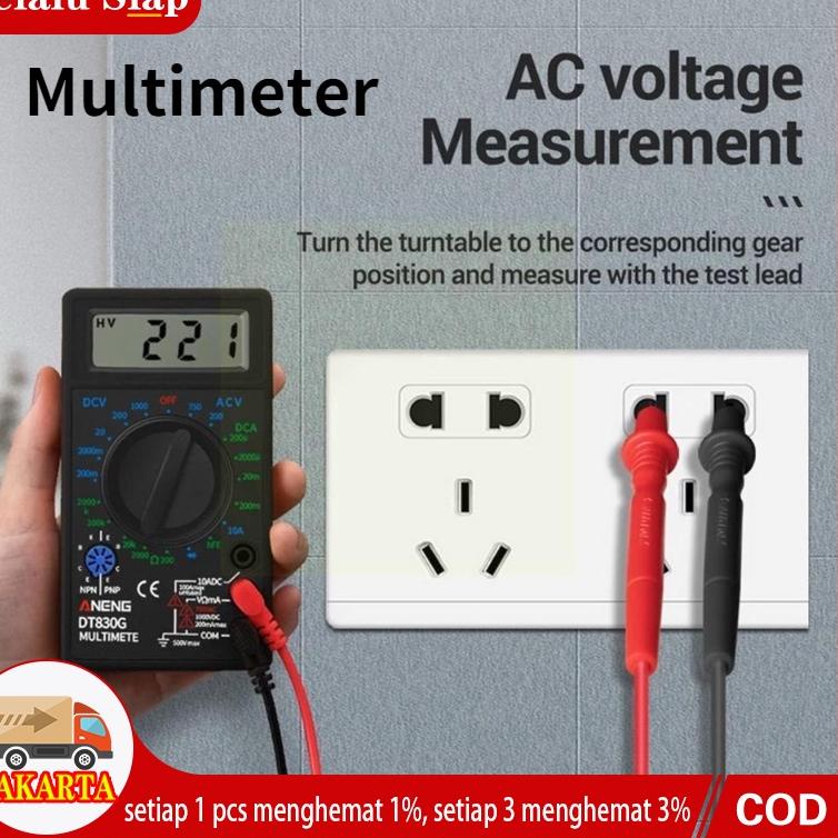 ❁ 22V Digital Multimeter / Multitester / Avometer DT-830G dt-830b ✵