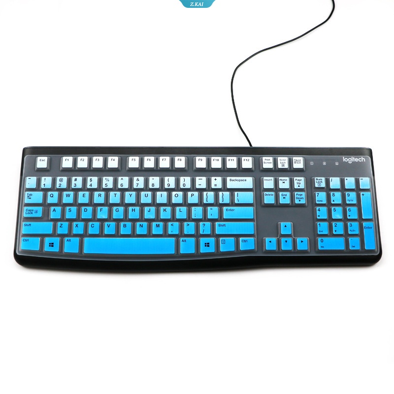 Tpu Keyboard Cover for Desktop Logitech K120 &quot;15.6&quot; Silikon Ultra Tipis Lembut Untuk Logitech Mk120 K120 Film Pelindung Anti Lembab [ZK]