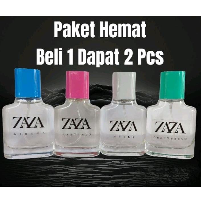 BELI 1 GRATIS 1 PARFUM WANITA PREMIUM ZARA IMPORT WANGI TAHAN LAMA ZAZA 30 ML