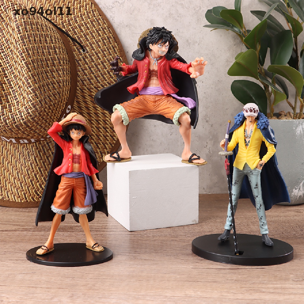 Xo 19cm One Piece Anime Action Figure Monkey.D.luffy Hand Made Mainan Peripherals OL