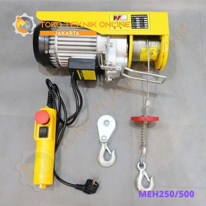 Katrol Mini Electric Hoist / Katrol Elektrik 250/500 Kg Willfred