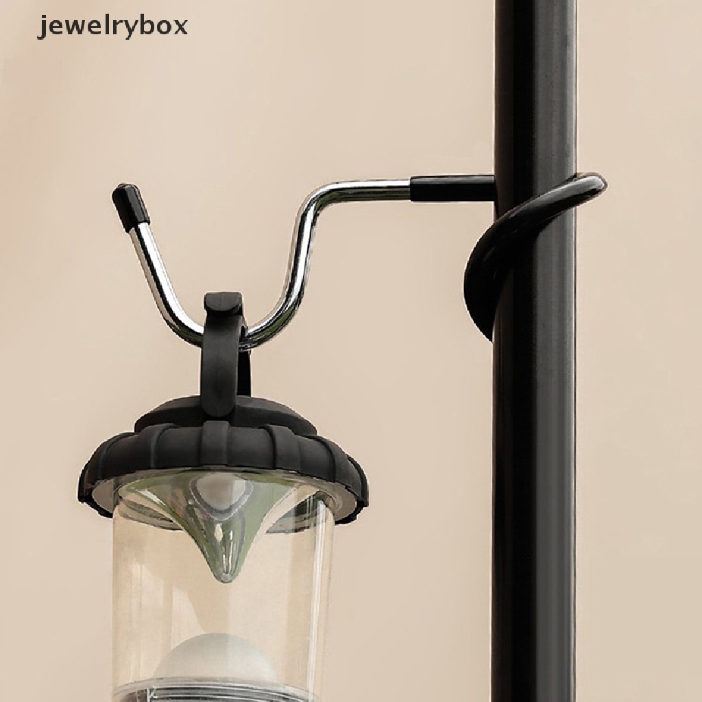 [jewelrybox] Outdoor Lamp Holder Hook Tent Pole Post Lamp Holder Hook Gantungan Peralatan Camp Butik