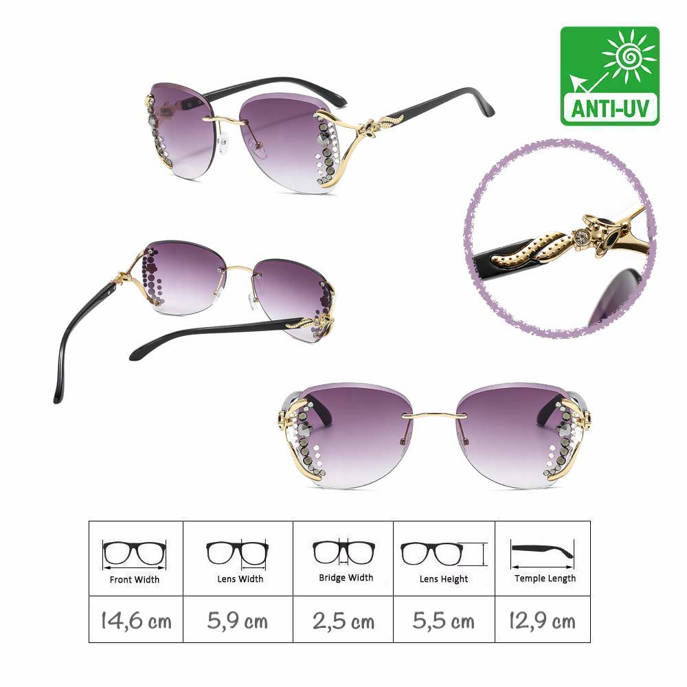 Kacamata UV400 - Anti Radiasi - Sunglasses Wanita Korea - HM8162 ( Group ) FREE Sarung