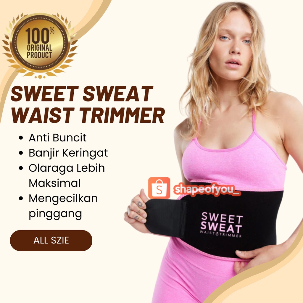 Korset Pembakar Lemak Perut Buncit Pinggang Peramping Pengencang HOT BELT HOTSHAPER TEBAL Murah Ori