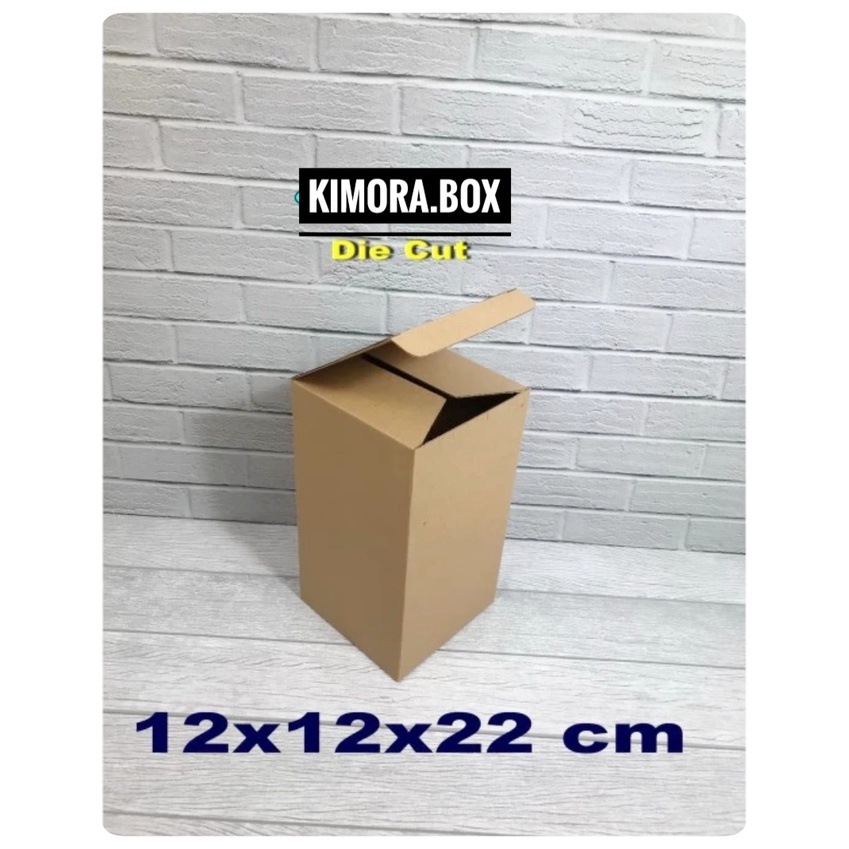 

Kardus karton uk. 12x12x22 cm...die cut box kotak untuk Souvenir - dll