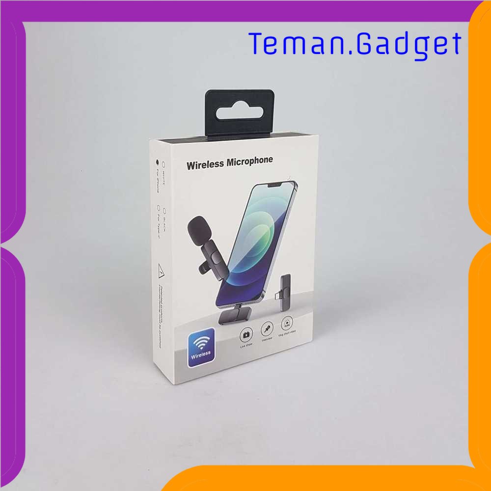 TG - KMR TaffSTUDIO Wireless Lavalier Lapel Microphone Vlogger Lightning - HO86